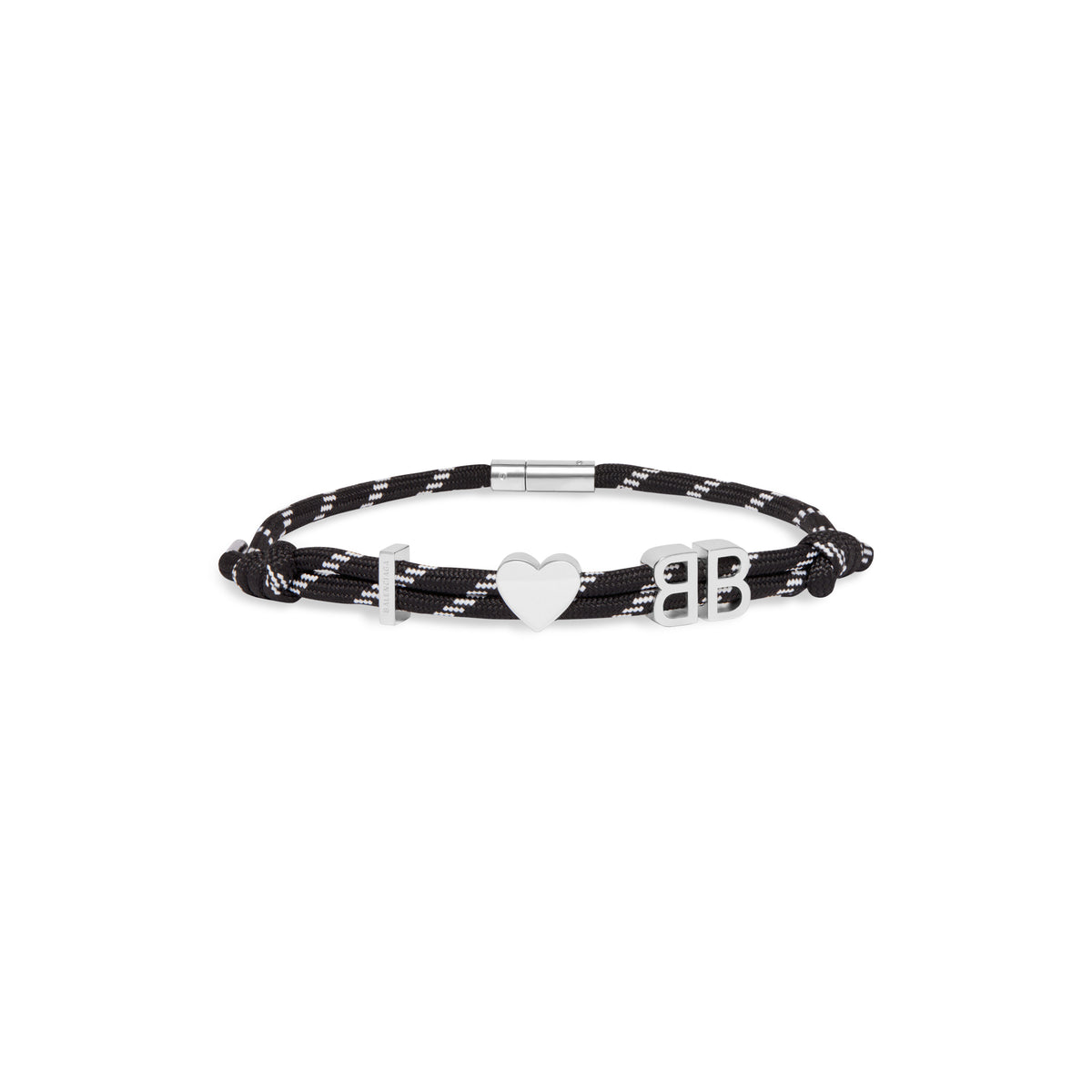I <3 BB Choker - Black & White & Silver