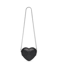 Le Cagole Heart Mini Bag - Black