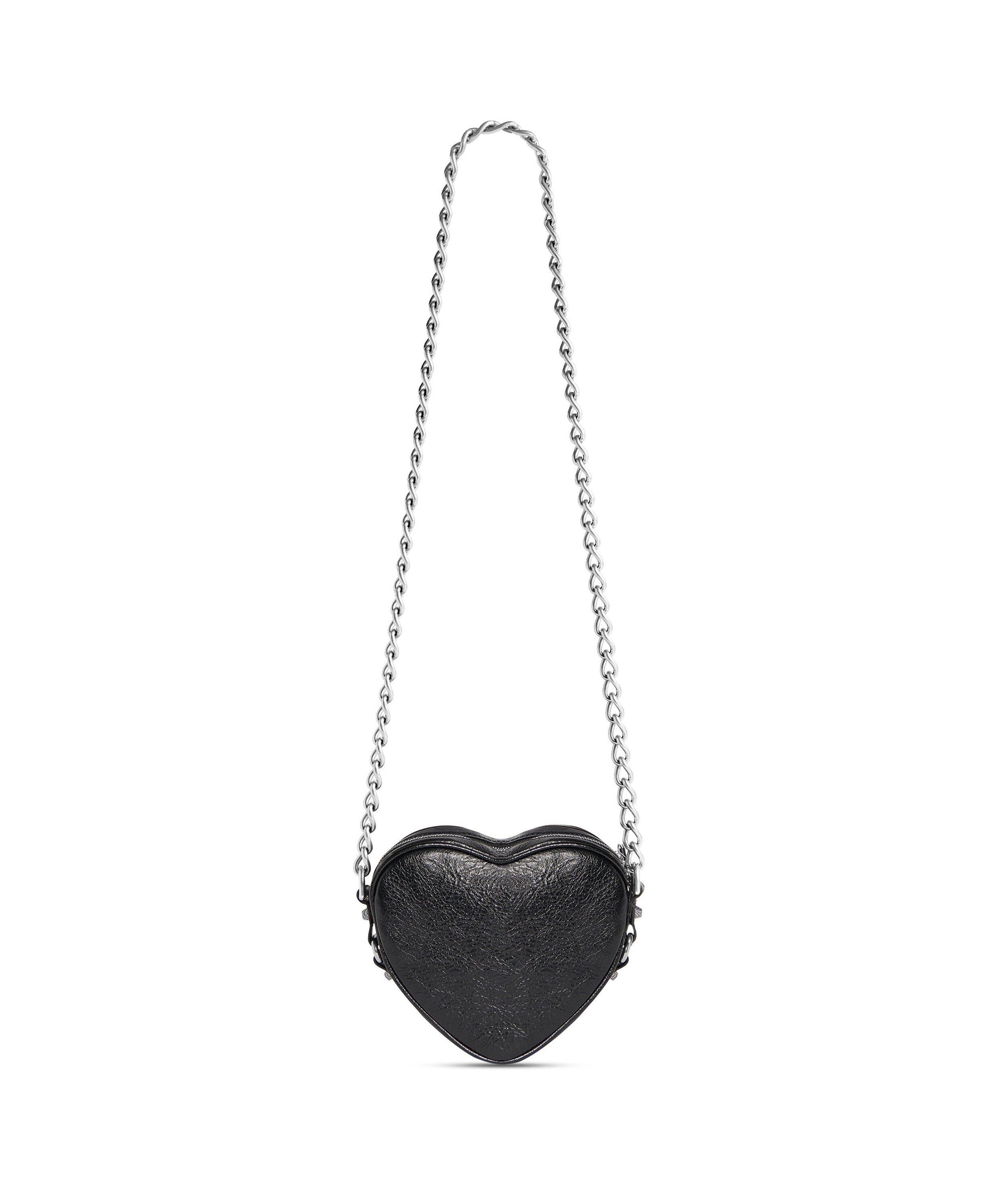 Le Cagole Heart Mini Bag - Black