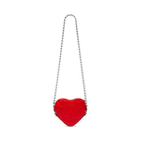 Le Cagole Heart Mini Bag - Red
