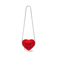 Le Cagole Heart Mini Bag - Red