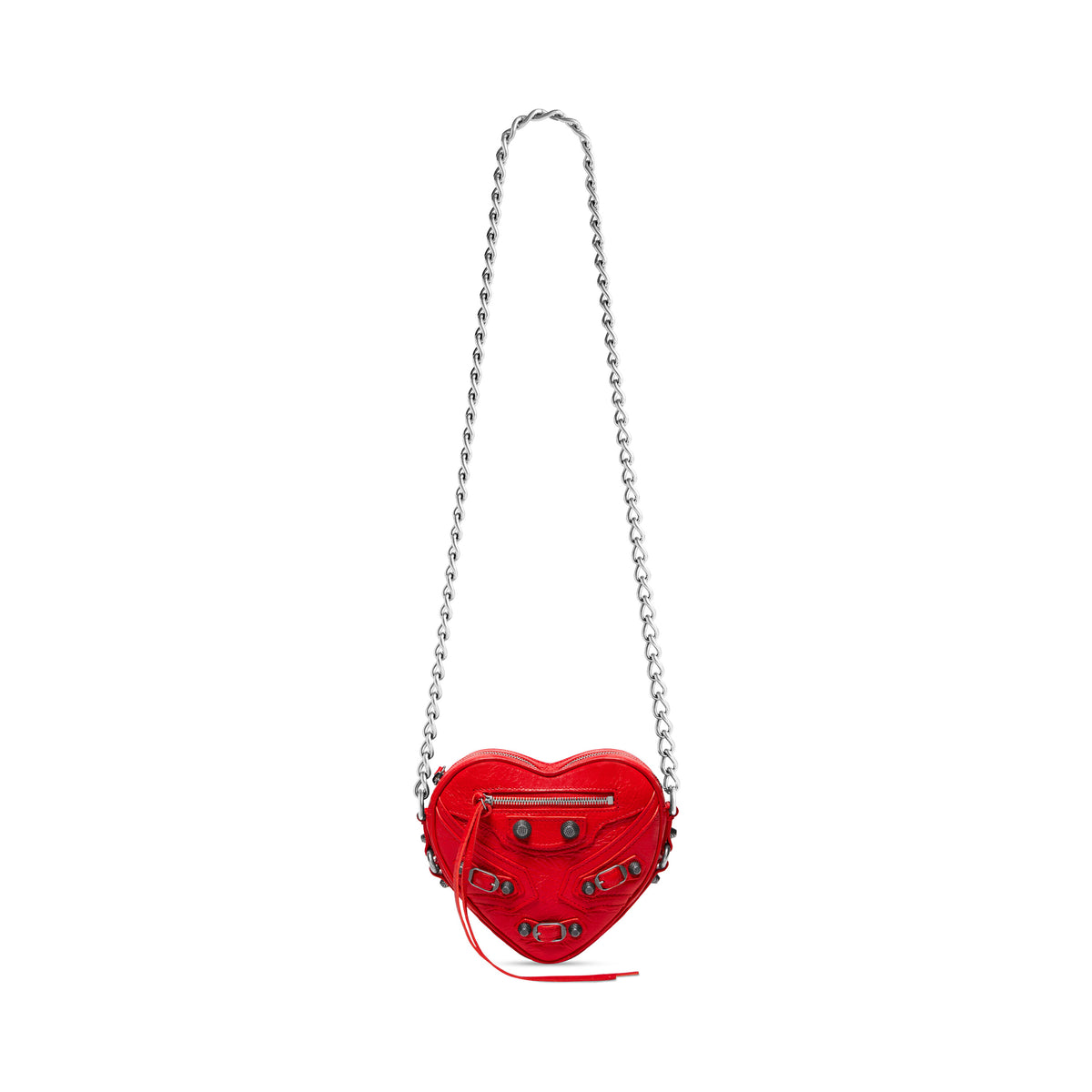 Le Cagole Heart Mini Bag - Red