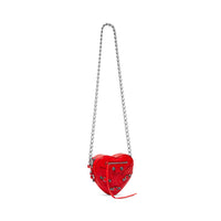 Le Cagole Heart Mini Bag - Red