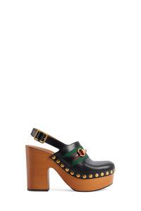 Stann black 75mm Clog - Black & Vrv