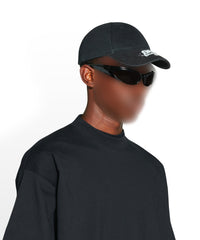 Hand-Drawn BB Icon Cap - Black & White
