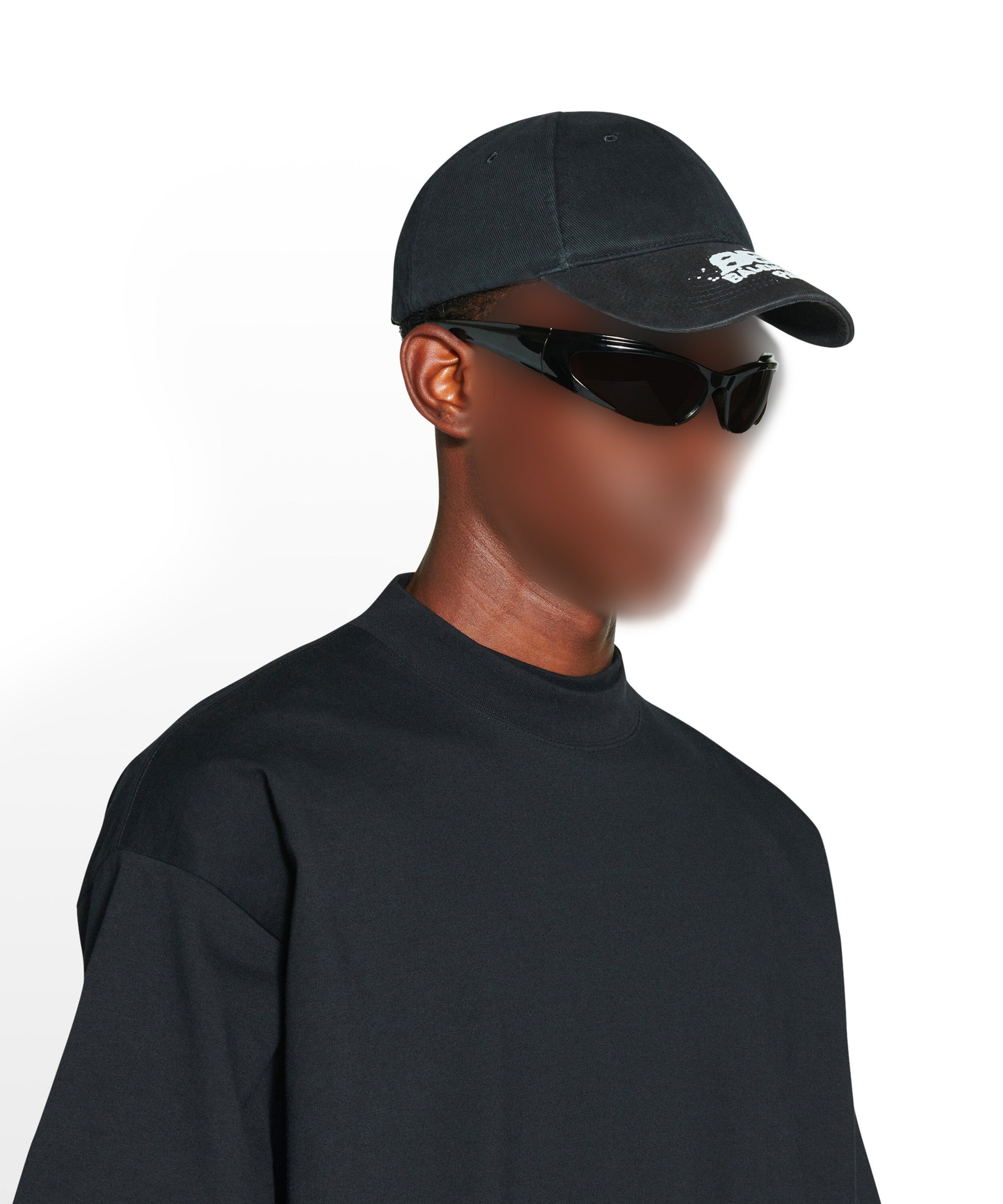 Hand-Drawn BB Icon Cap - Black & White