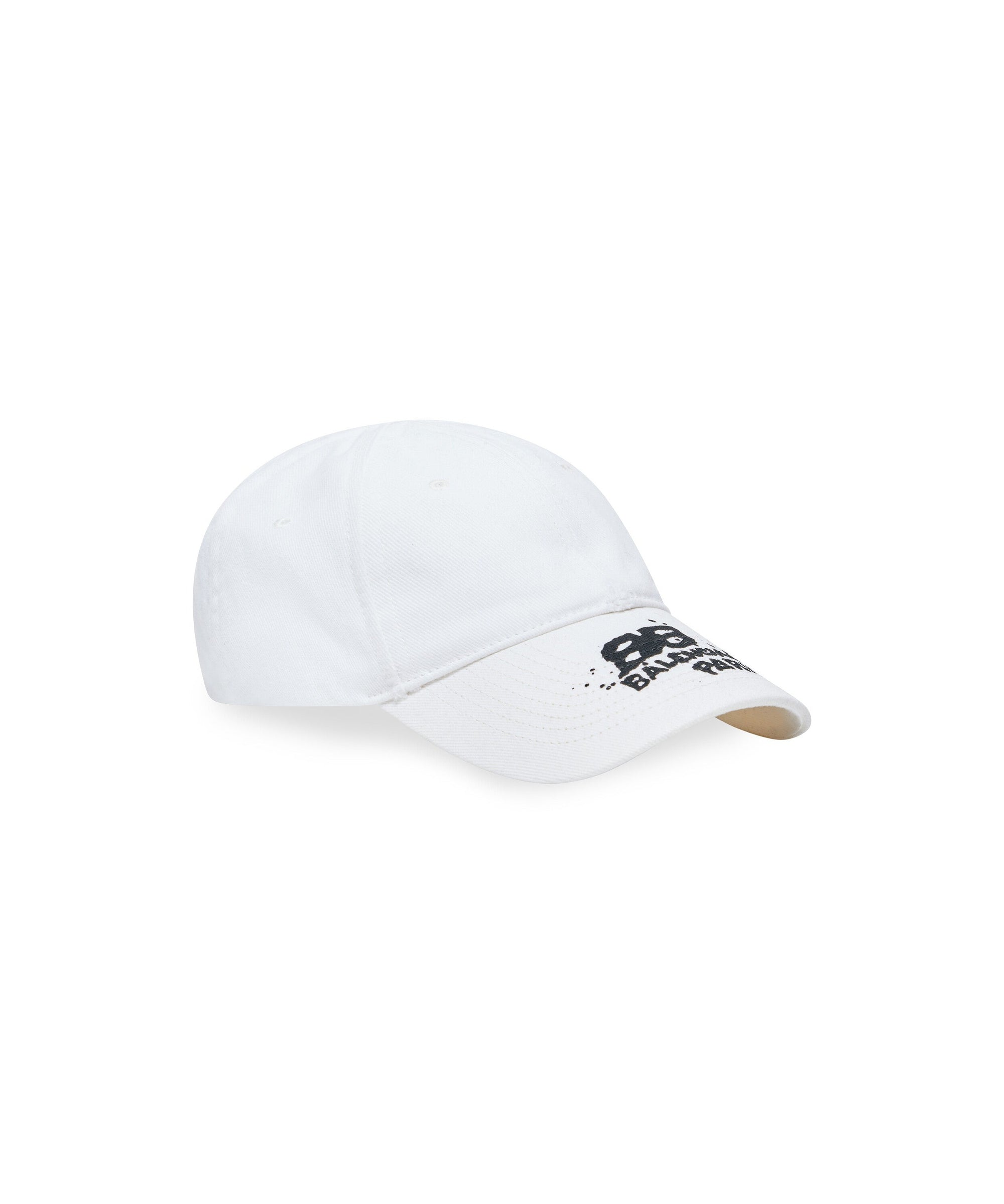 Hand-Drawn BB Icon Cap - White & Black