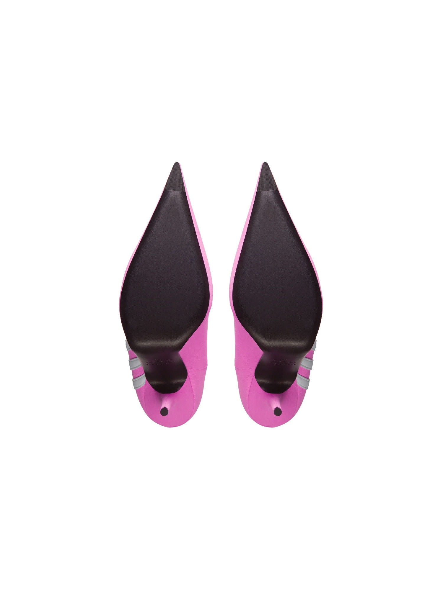 Balenciaga x Adidas Knife neon pink & white 110mm Boots - Neon Pink & White
