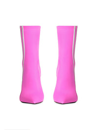 Balenciaga x Adidas Knife neon pink & white 110mm Boots - Neon Pink & White