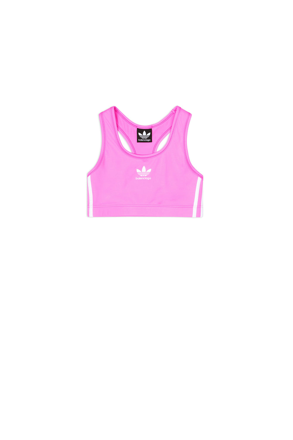 Balenciaga X Adidas Athletic neon pink & white Bra - Neon Pink & White