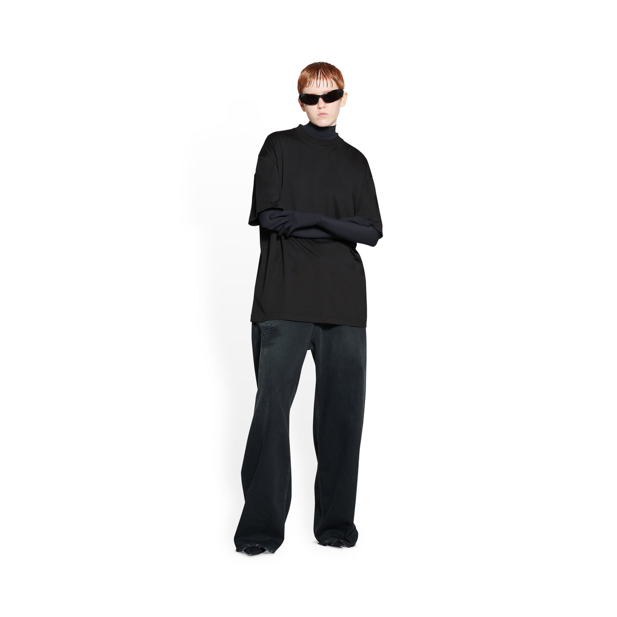 Care Label T-Shirt - Black & White