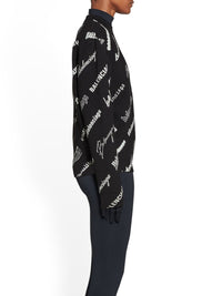 Logomania All Over black & cocoa Sweater - Black & Cocoa