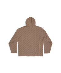 Mini Allover Logo Hoodie - Brown & Brown