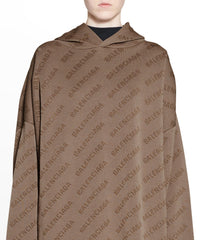 Mini Allover Logo Hoodie - Brown & Brown