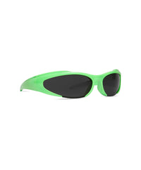Reverse Xpander Rectangle Sunglasses - Fluo Green