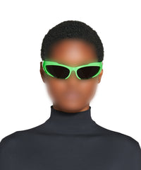 Reverse Xpander Rectangle Sunglasses - Fluo Green