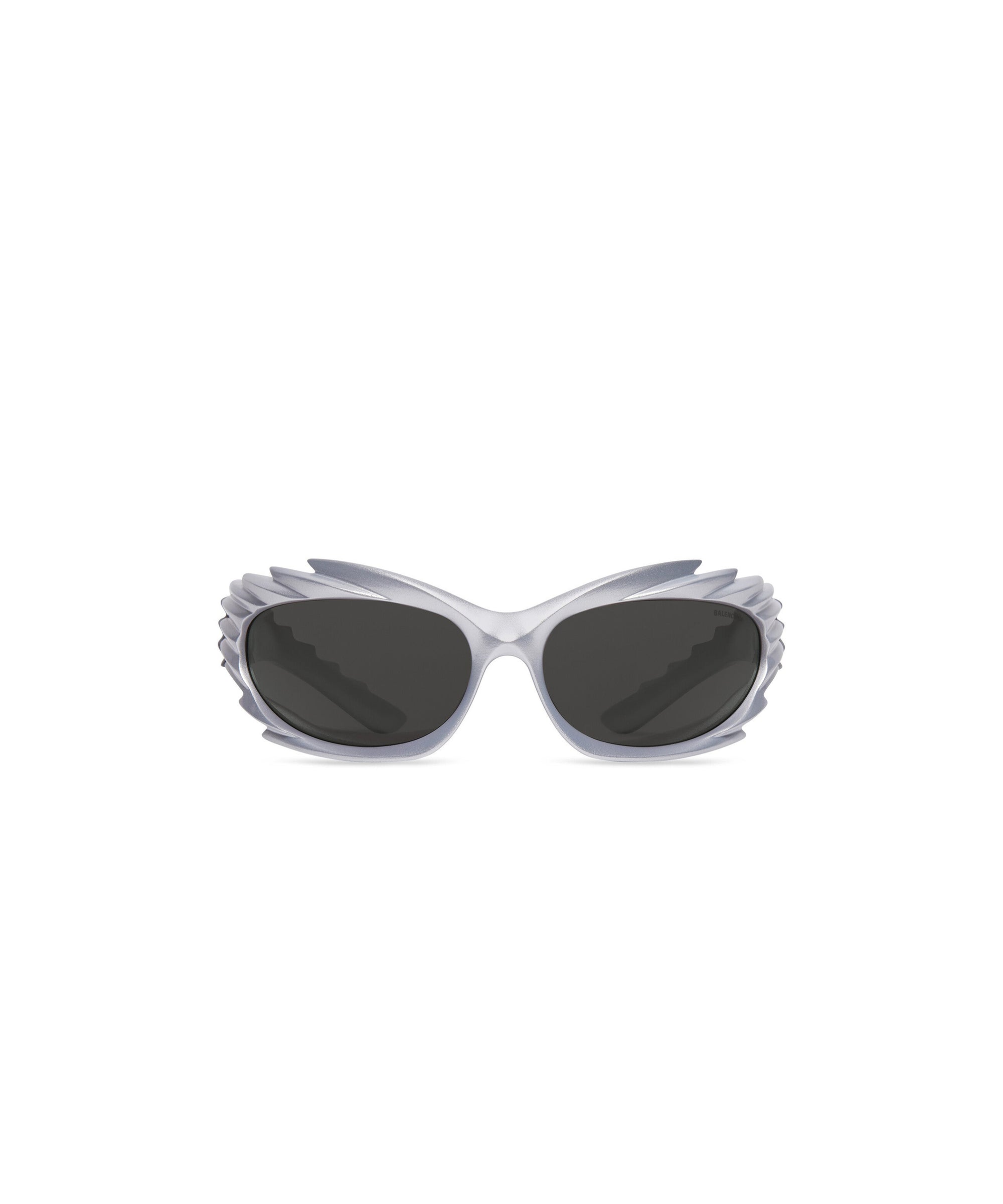 Spike Rectangle Sunglasses - Silver
