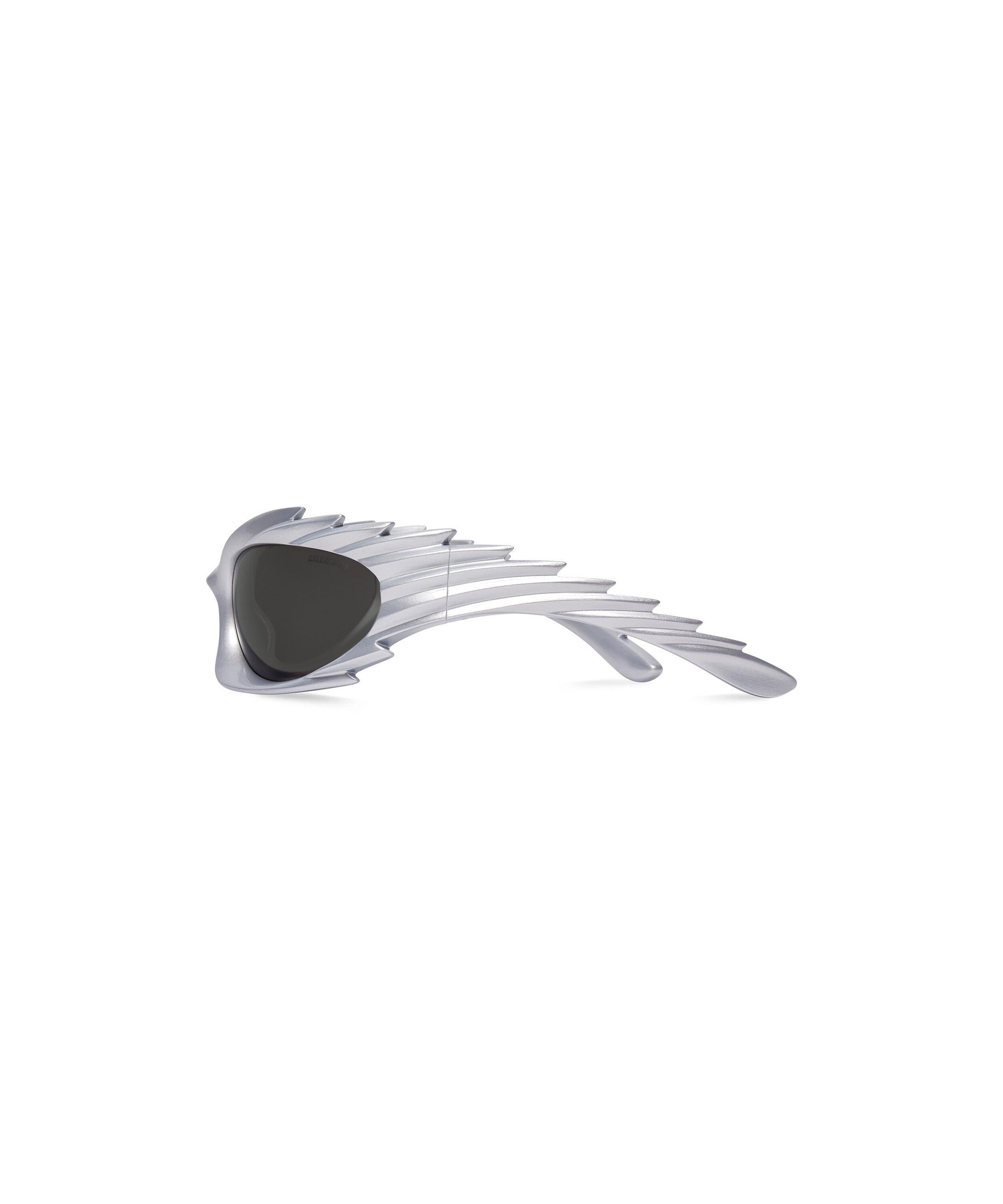 Spike Rectangle Sunglasses - Silver