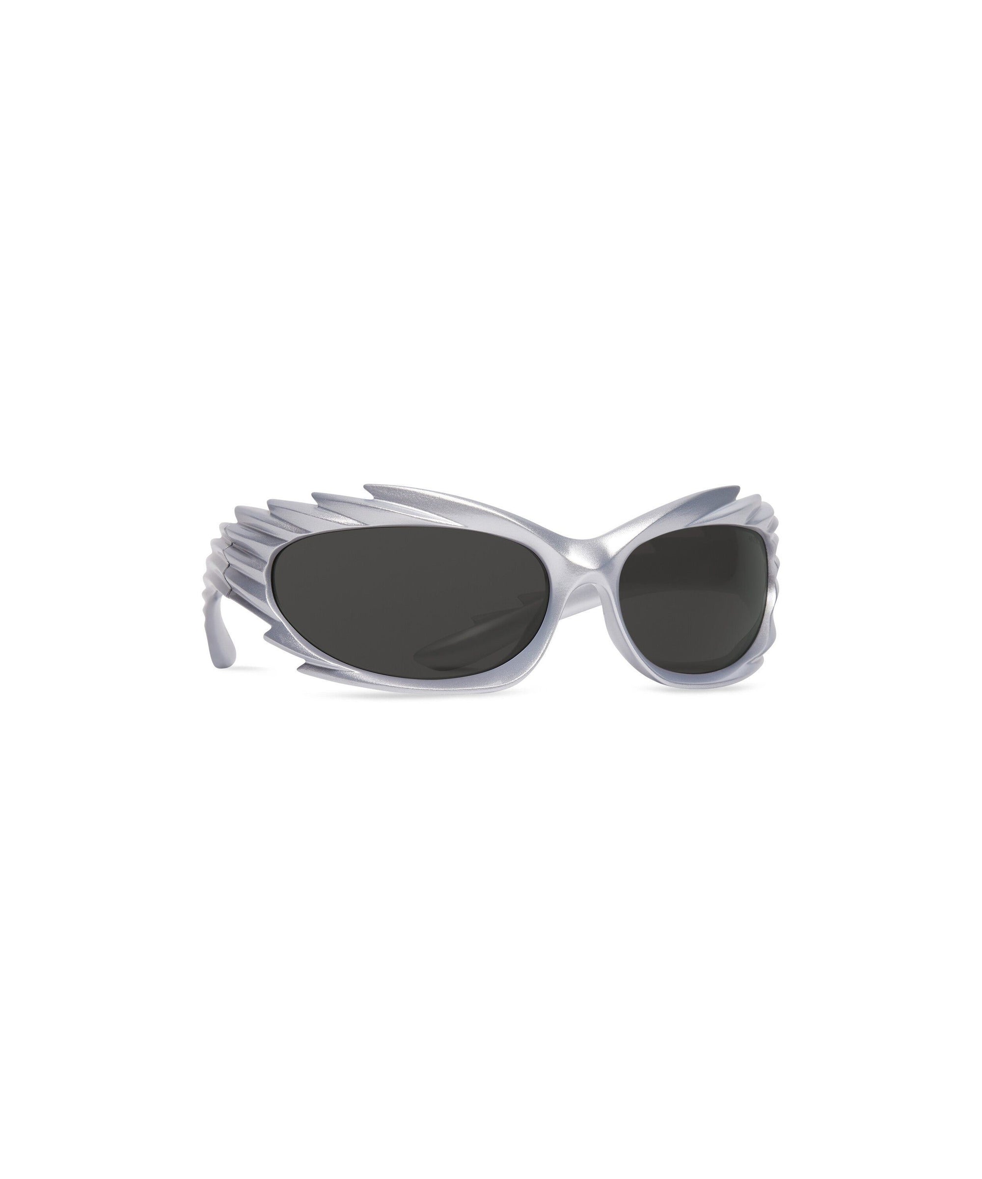 Spike Rectangle Sunglasses - Silver