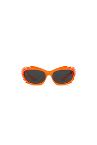 Spike Rectangle neon orange Sunglasses - Neon Orange