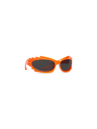 Spike Rectangle neon orange Sunglasses - Neon Orange