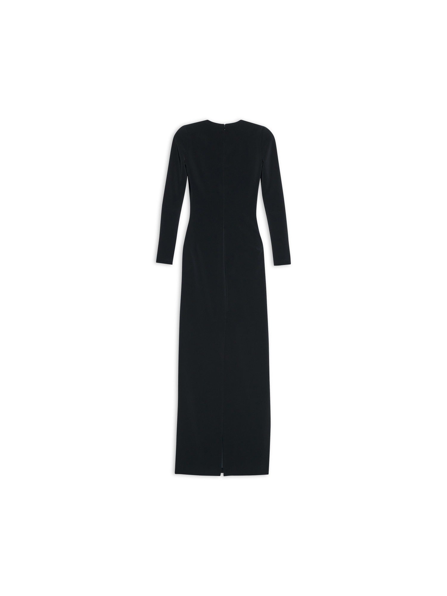 Maxi Crewneck black Dress - Black