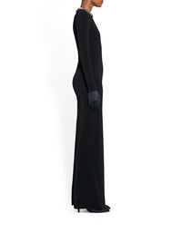 Maxi Crewneck black Dress - Black