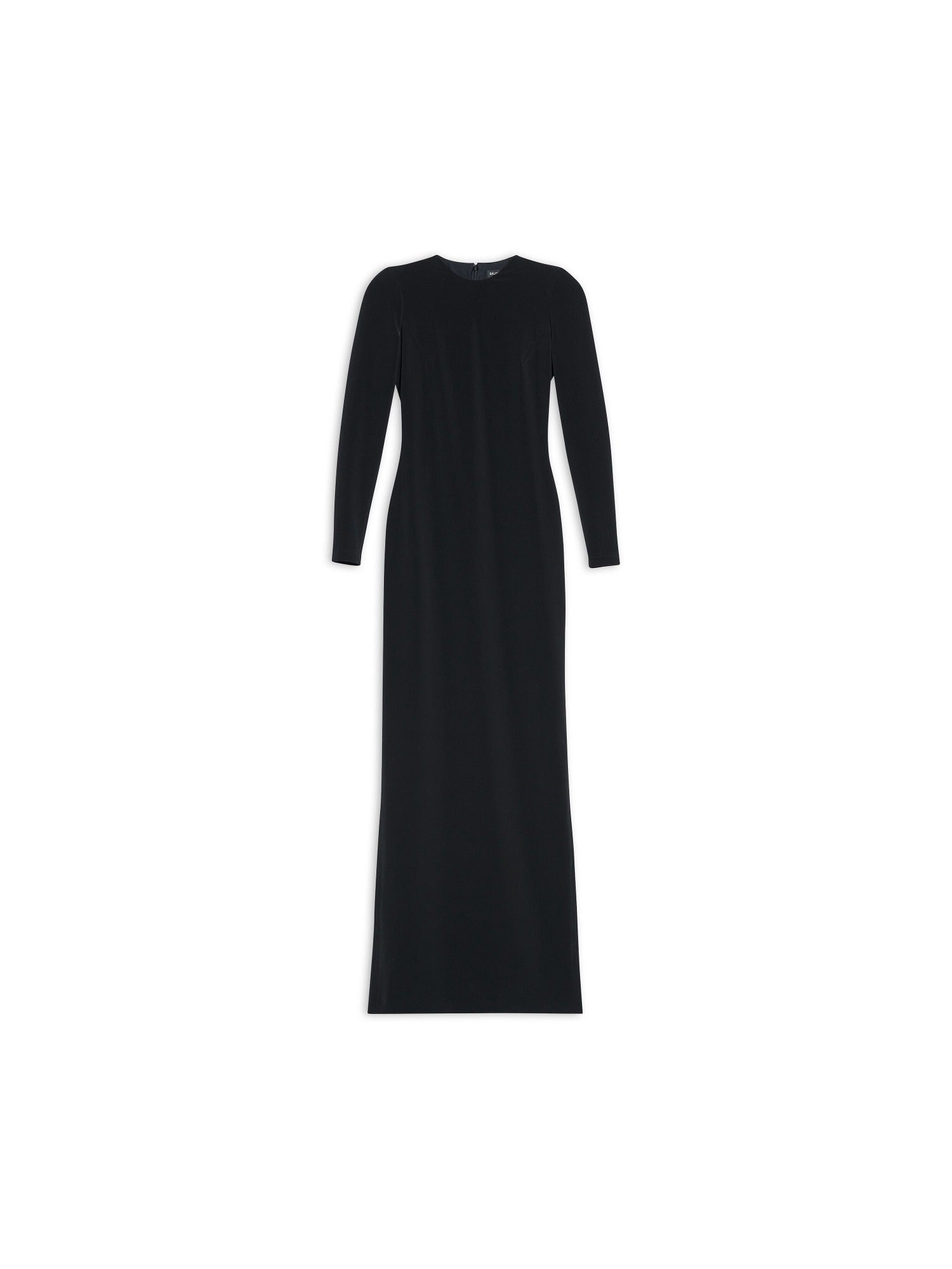 Maxi Crewneck black Dress - Black