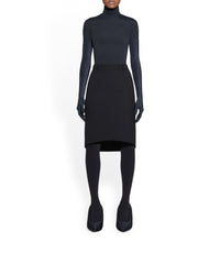 Hourglass Pencil Skirt - Black & White