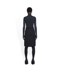 Hourglass Pencil Skirt - Black & White
