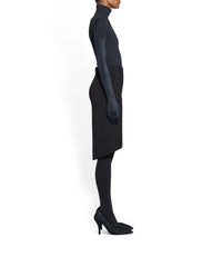 Hourglass Pencil Skirt - Black & White