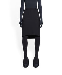 Hourglass Pencil Skirt - Black & White