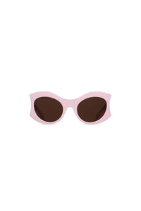 Hourglass Round pink Sunglasses - Pink