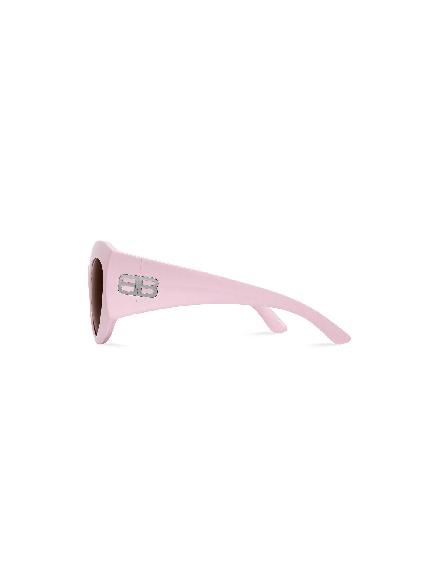 Hourglass Round pink Sunglasses - Pink