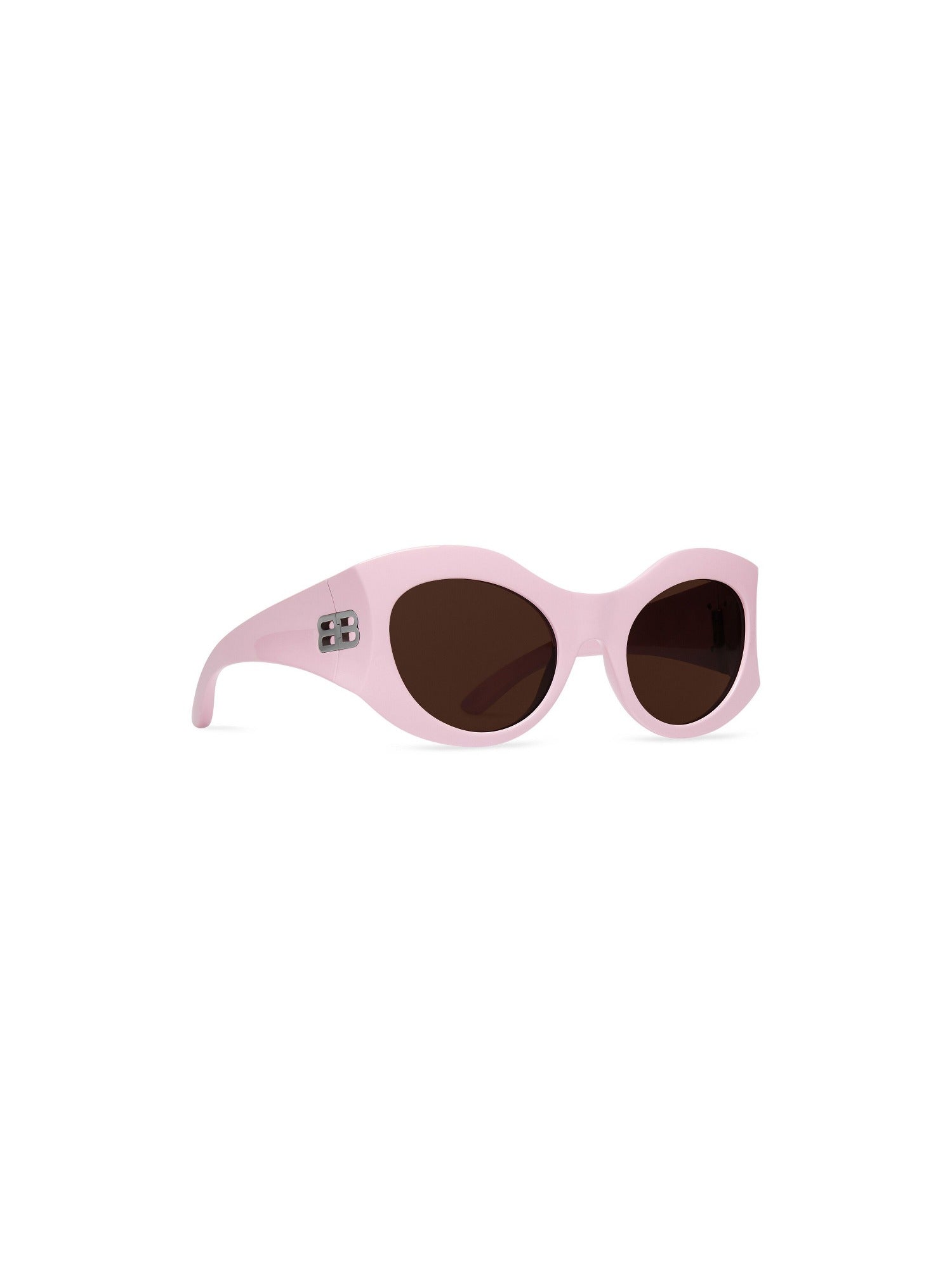 Hourglass Round pink Sunglasses - Pink