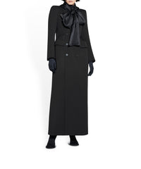 Maxi Hourglass Coat - Black
