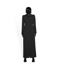 Maxi Hourglass Coat - Black