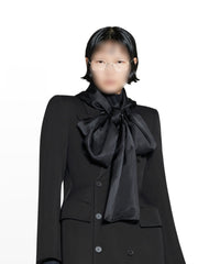Maxi Hourglass Coat - Black