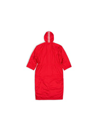 Balenciaga X Adidas Detachable burgundy & red Parka - Burgundy & Red