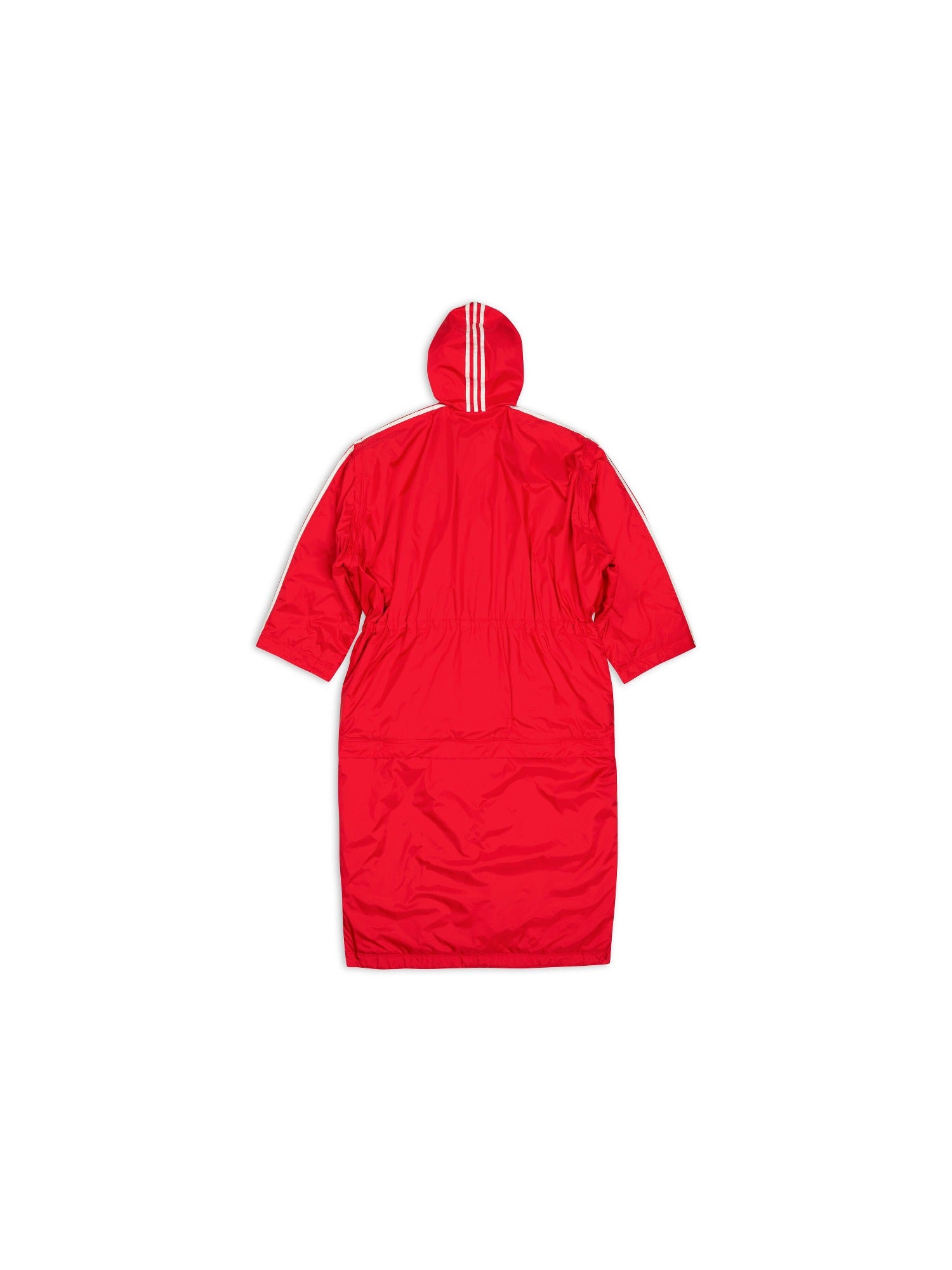 Balenciaga X Adidas Detachable burgundy & red Parka - Burgundy & Red