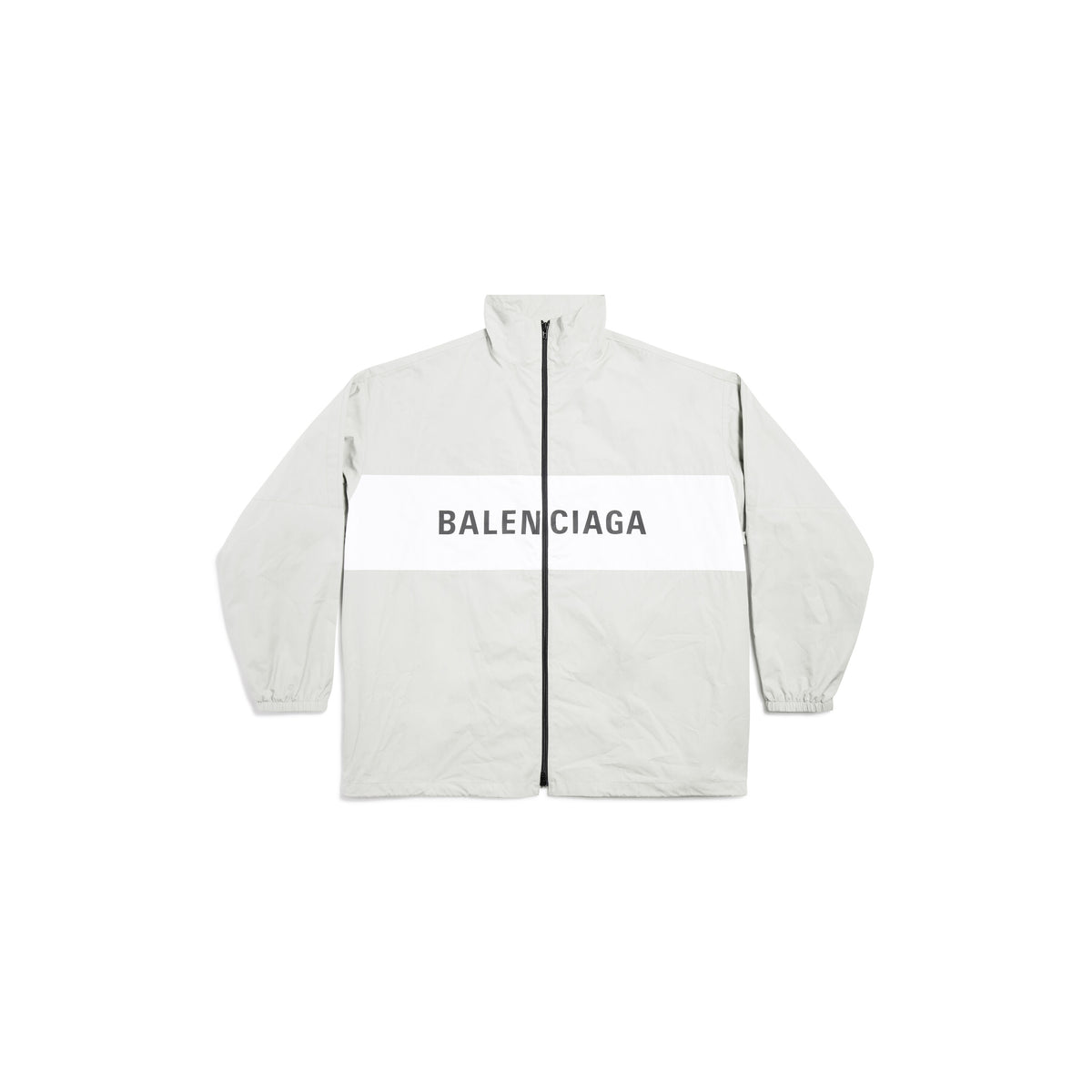 Logo Zip-Up Jacket - Cement Beige
