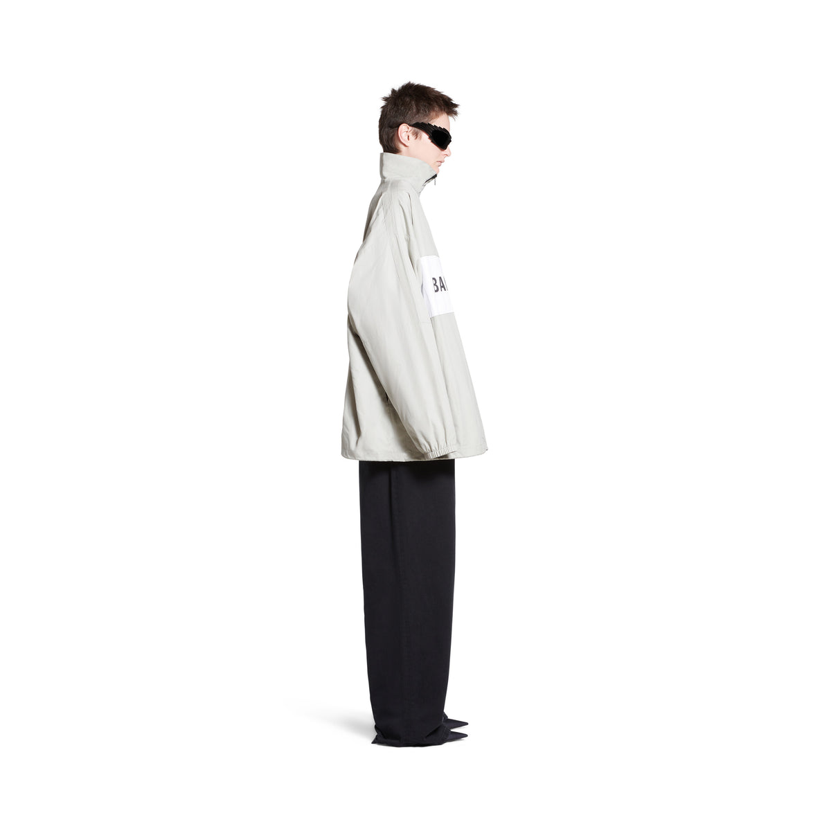 Logo Zip-Up Jacket - Cement Beige