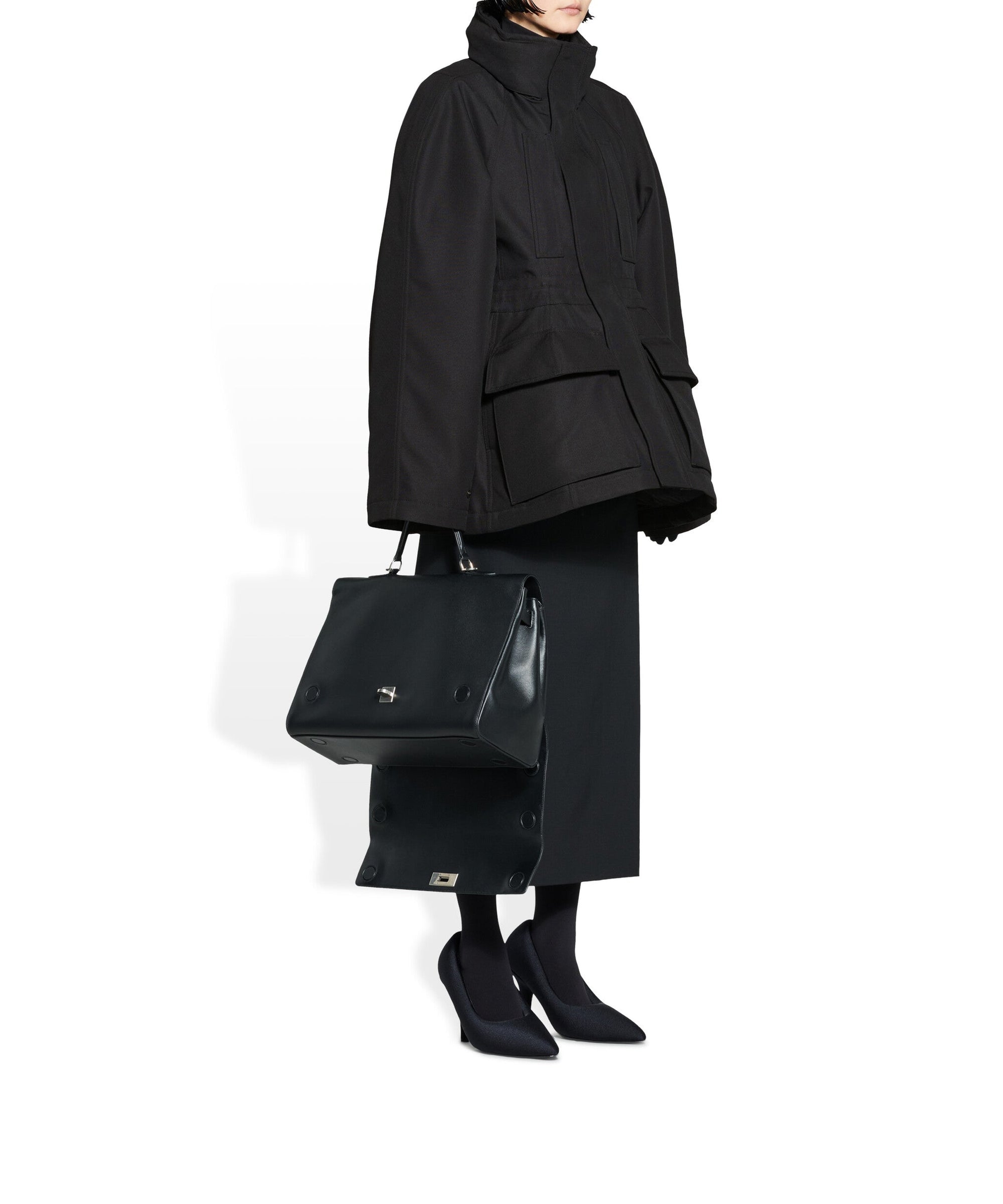 Hourglass Parka - Black