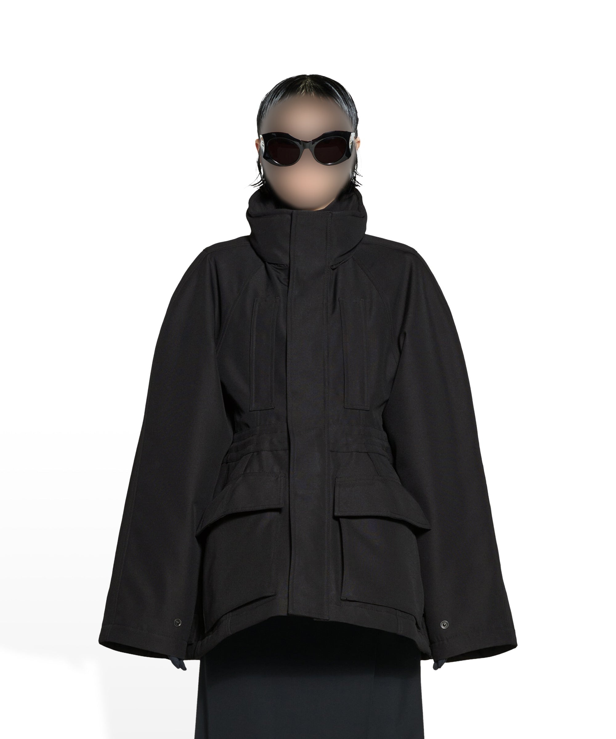 Hourglass Parka - Black