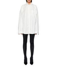 Balenciaga Cocoon Shirt - White & Navy