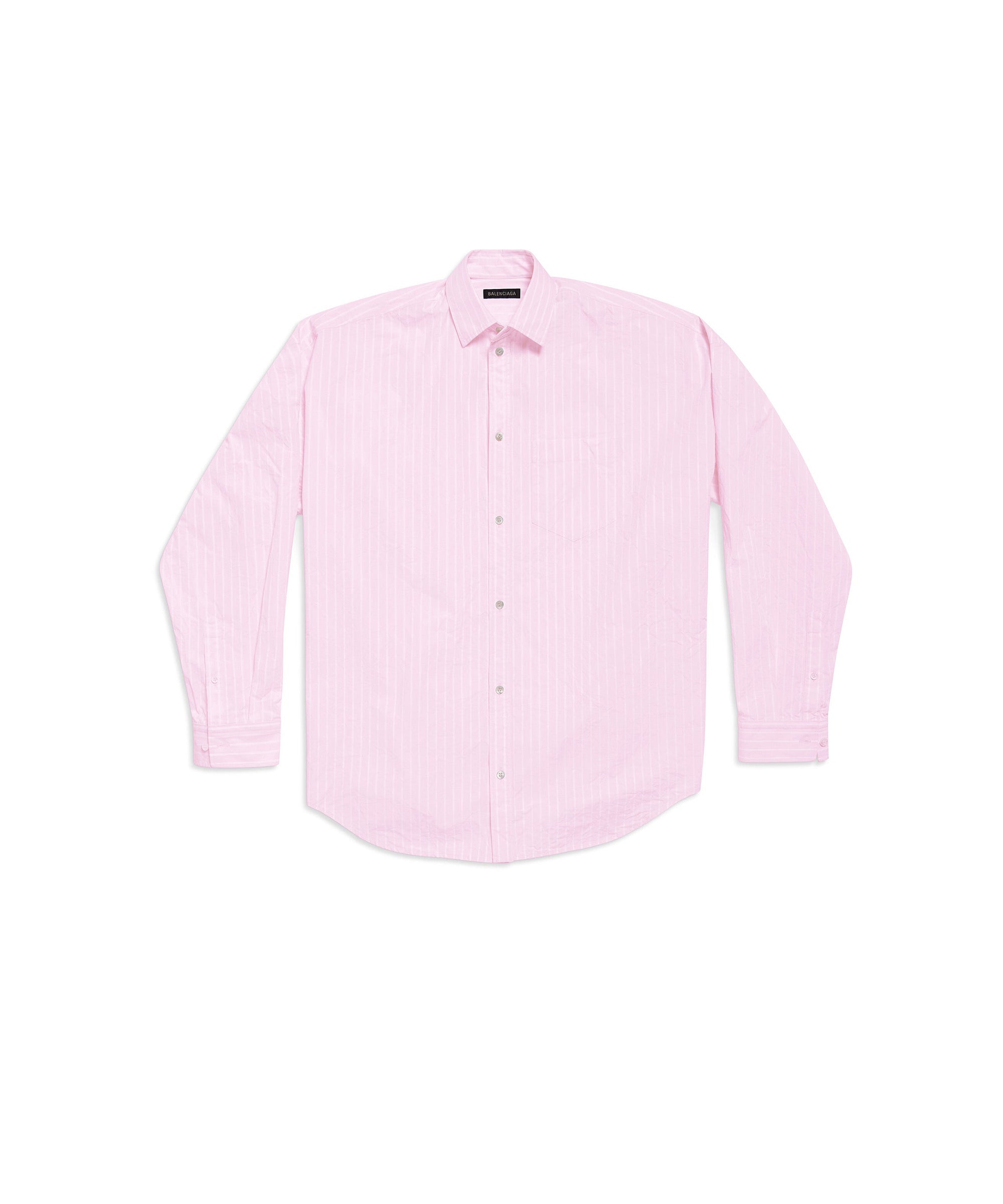 Balenciaga Cocoon Shirt - Pink & White