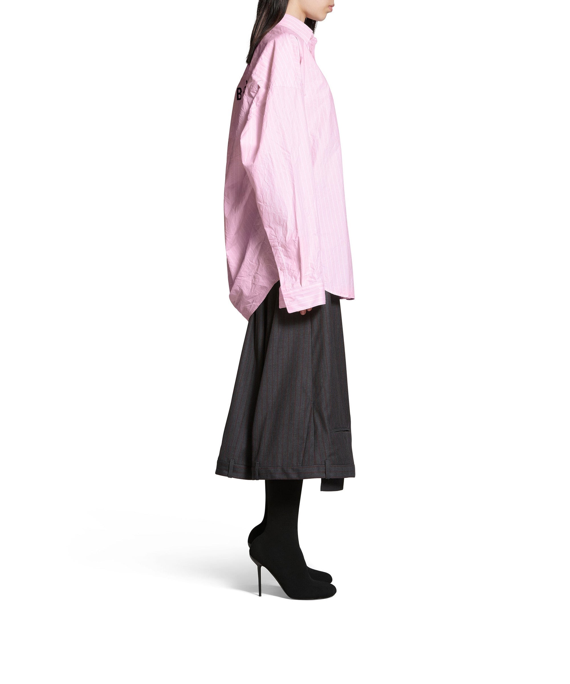 Balenciaga Cocoon Shirt - Pink & White