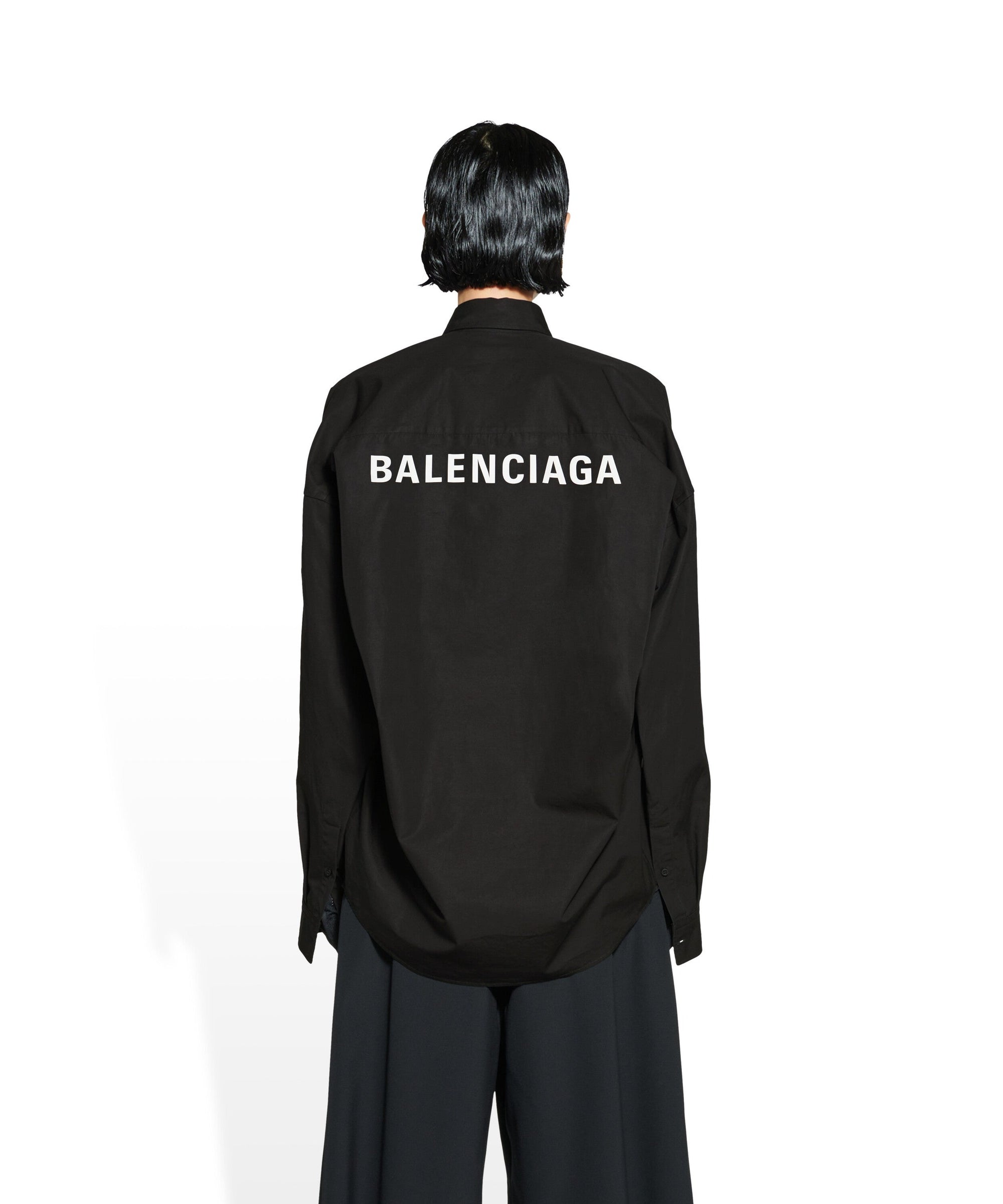 Balenciaga Cocoon Shirt - Black