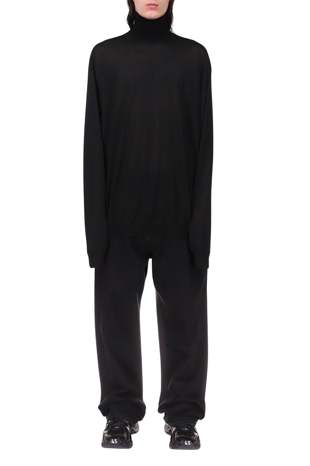 Black Turtleneck - Black