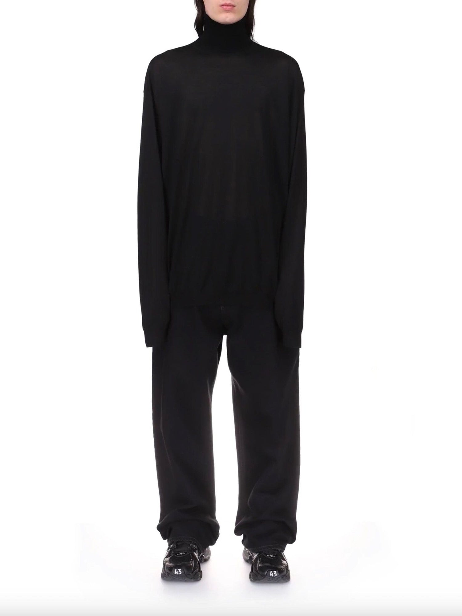 Black Turtleneck - Black